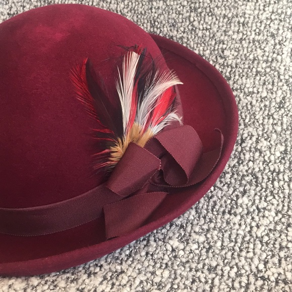 Vintage Accessories - Vintage Doeskin felt 100% wool